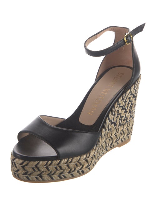 Stuart Weitzman Leather Espadrilles