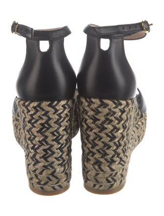 Stuart Weitzman Leather Espadrilles