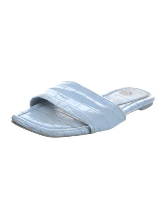 Stuart Weitzman Leather Slides
