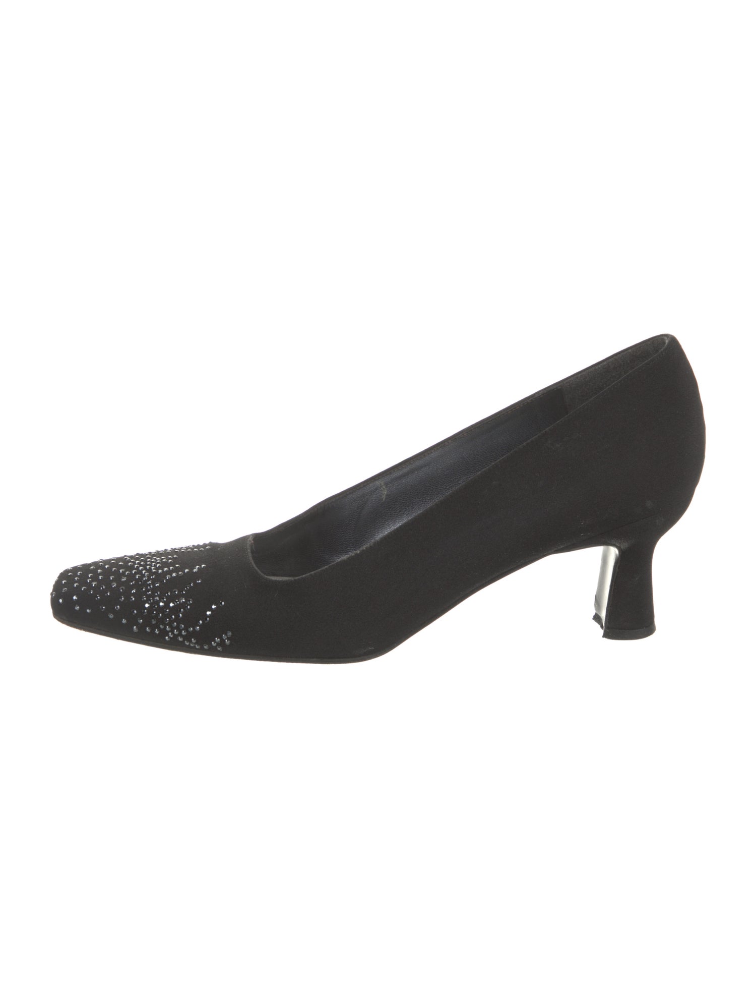 Stuart Weitzman Crystal Embellishments Pumps