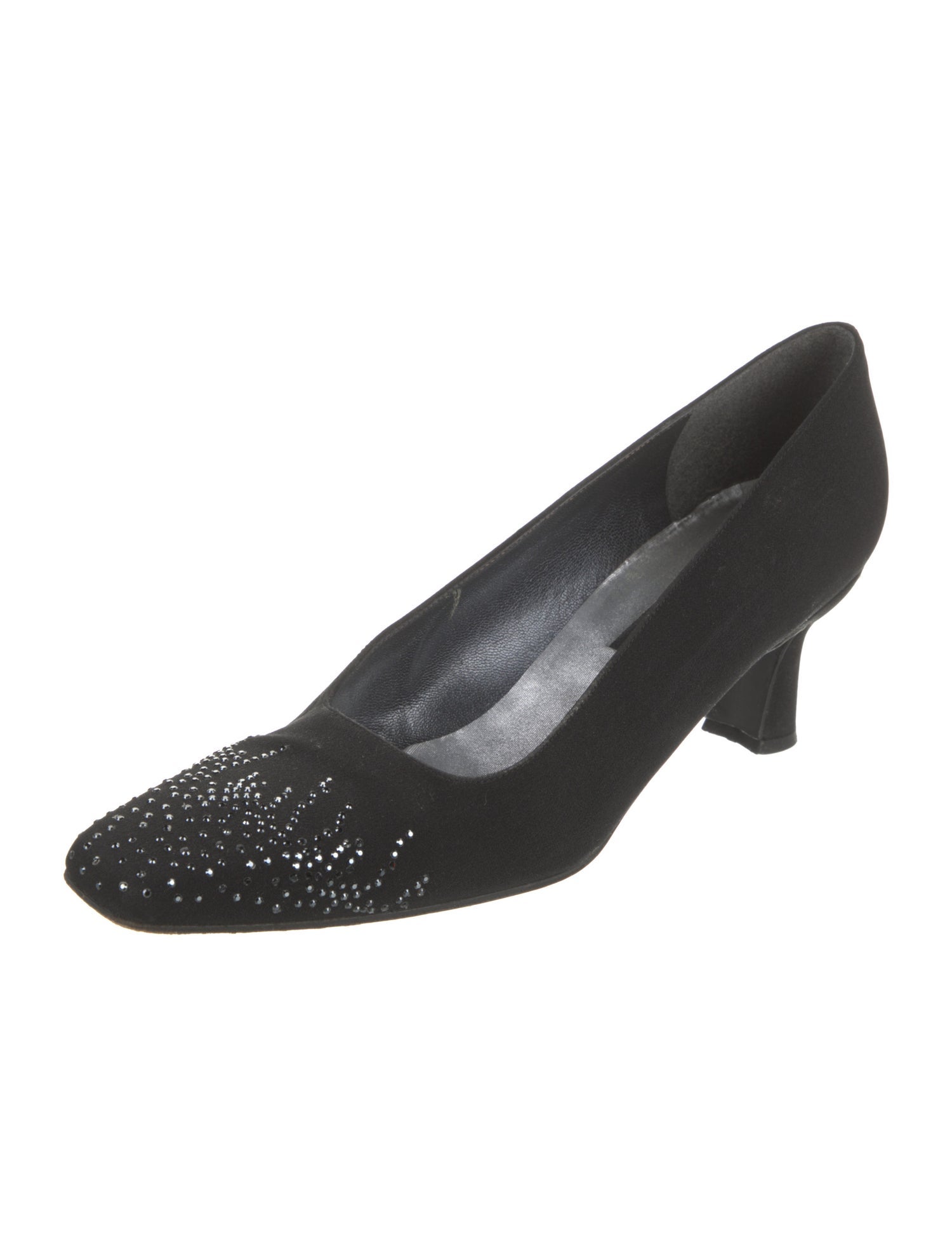Stuart Weitzman Crystal Embellishments Pumps