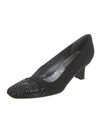 Stuart Weitzman Crystal Embellishments Pumps
