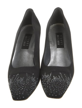 Stuart Weitzman Crystal Embellishments Pumps