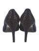 Stuart Weitzman Suede Studded Accents Pumps