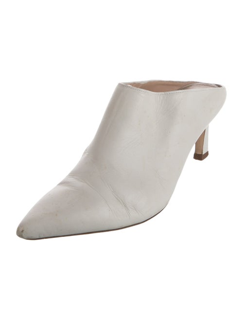 Stuart Weitzman Leather Mules