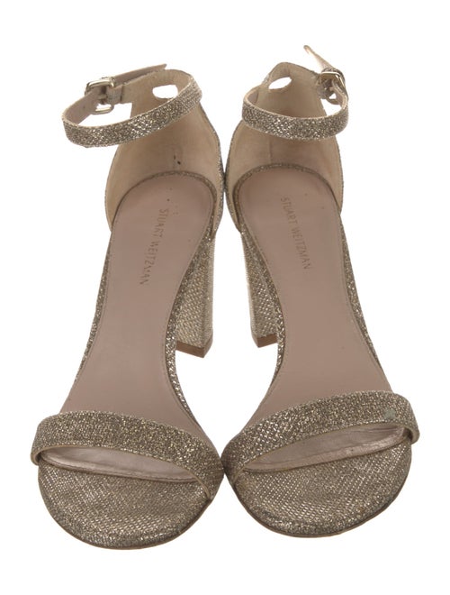 Stuart Weitzman Glitter Accents Sandals
