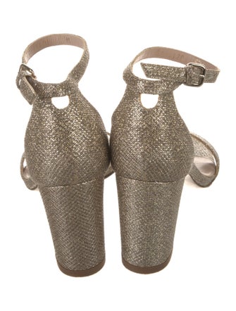 Stuart Weitzman Glitter Accents Sandals