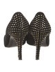 Stuart Weitzman Suede Studded Accents Pumps
