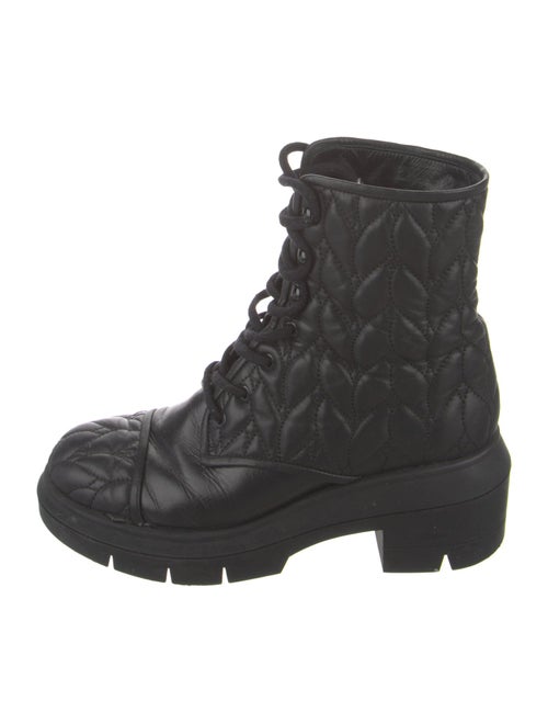Stuart Weitzman Leather Combat Boots
