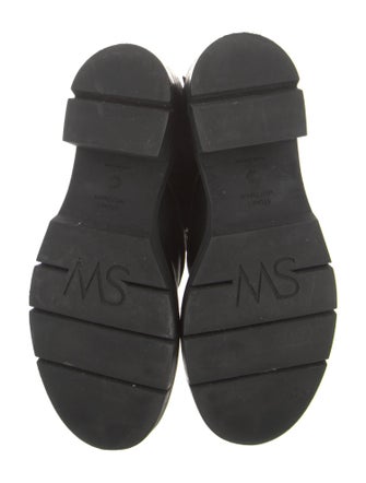 Stuart Weitzman Leather Combat Boots