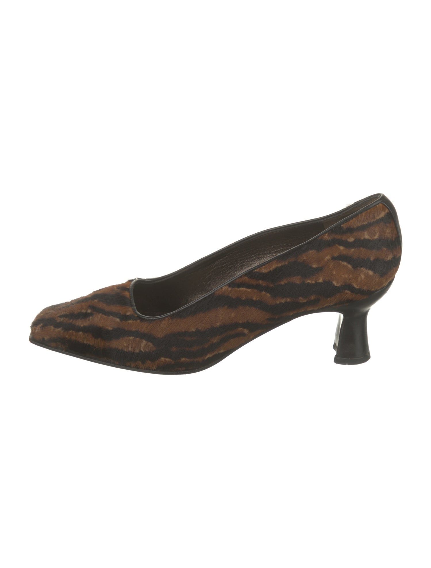 Stuart Weitzman Ponyhair Printed Pumps
