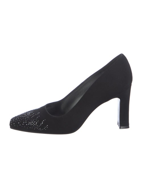 Stuart Weitzman Crystal Embellishments Pumps