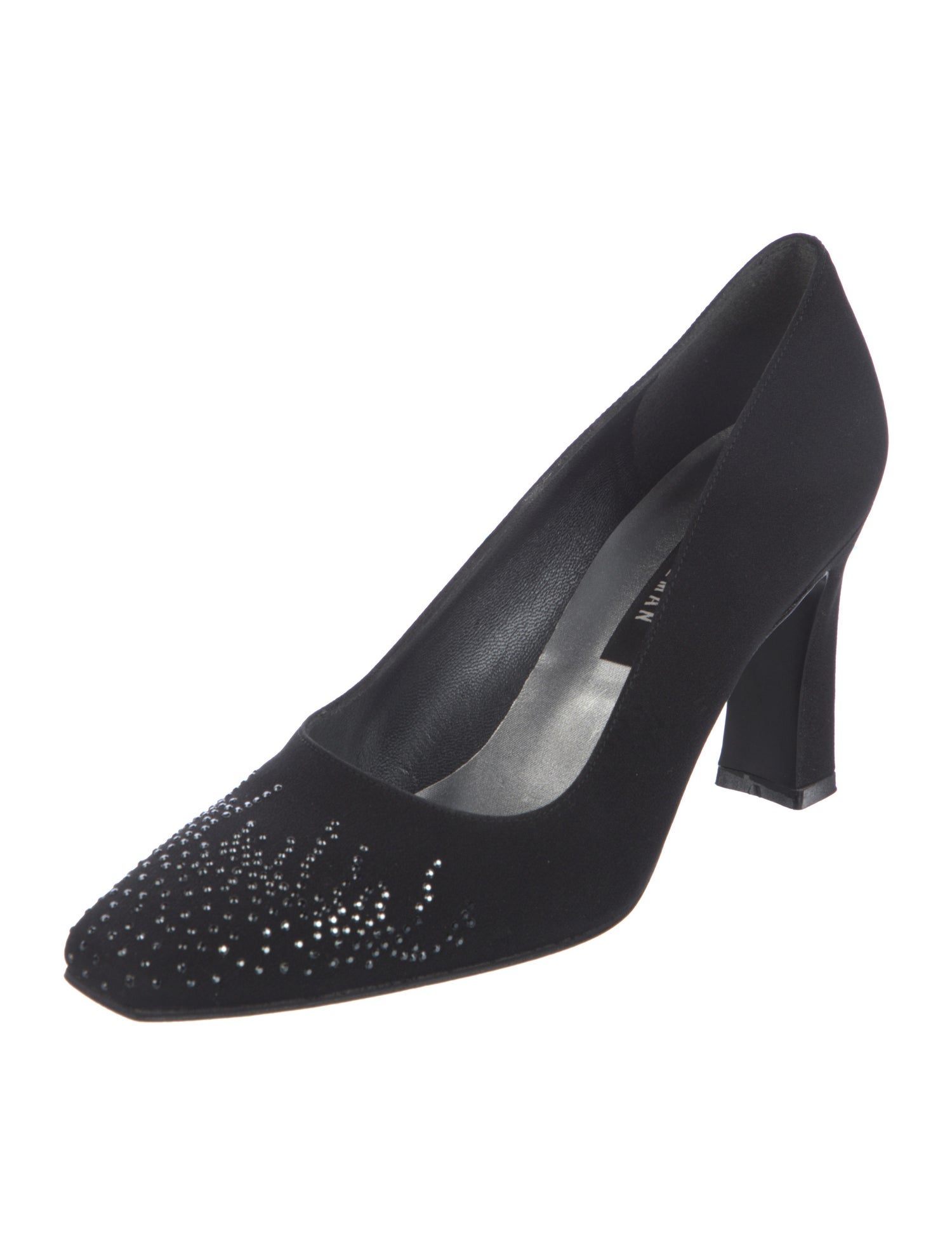 Stuart Weitzman Crystal Embellishments Pumps