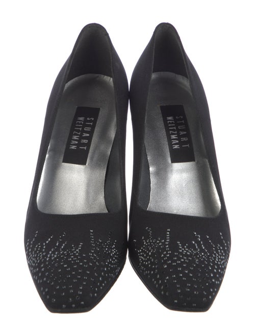 Stuart Weitzman Crystal Embellishments Pumps