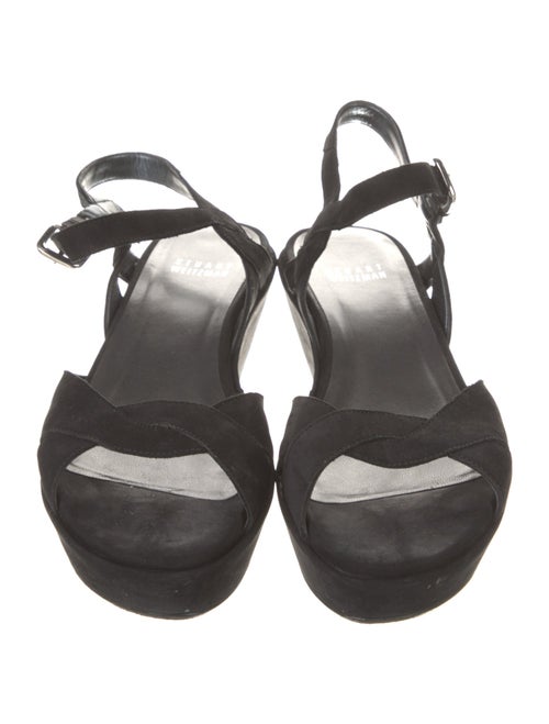 Stuart Weitzman Suede Slingback Sandals