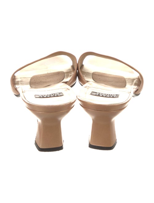 Stuart Weitzman Leather Slides