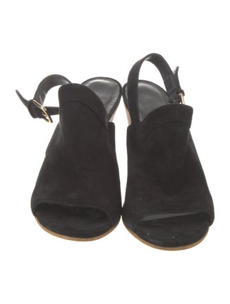 Stuart Weitzman Suede Slingback Pumps