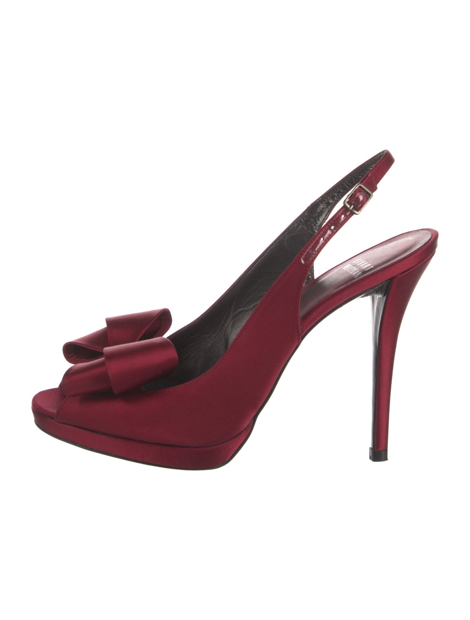Stuart Weitzman Bow Accents Slingback Sandals