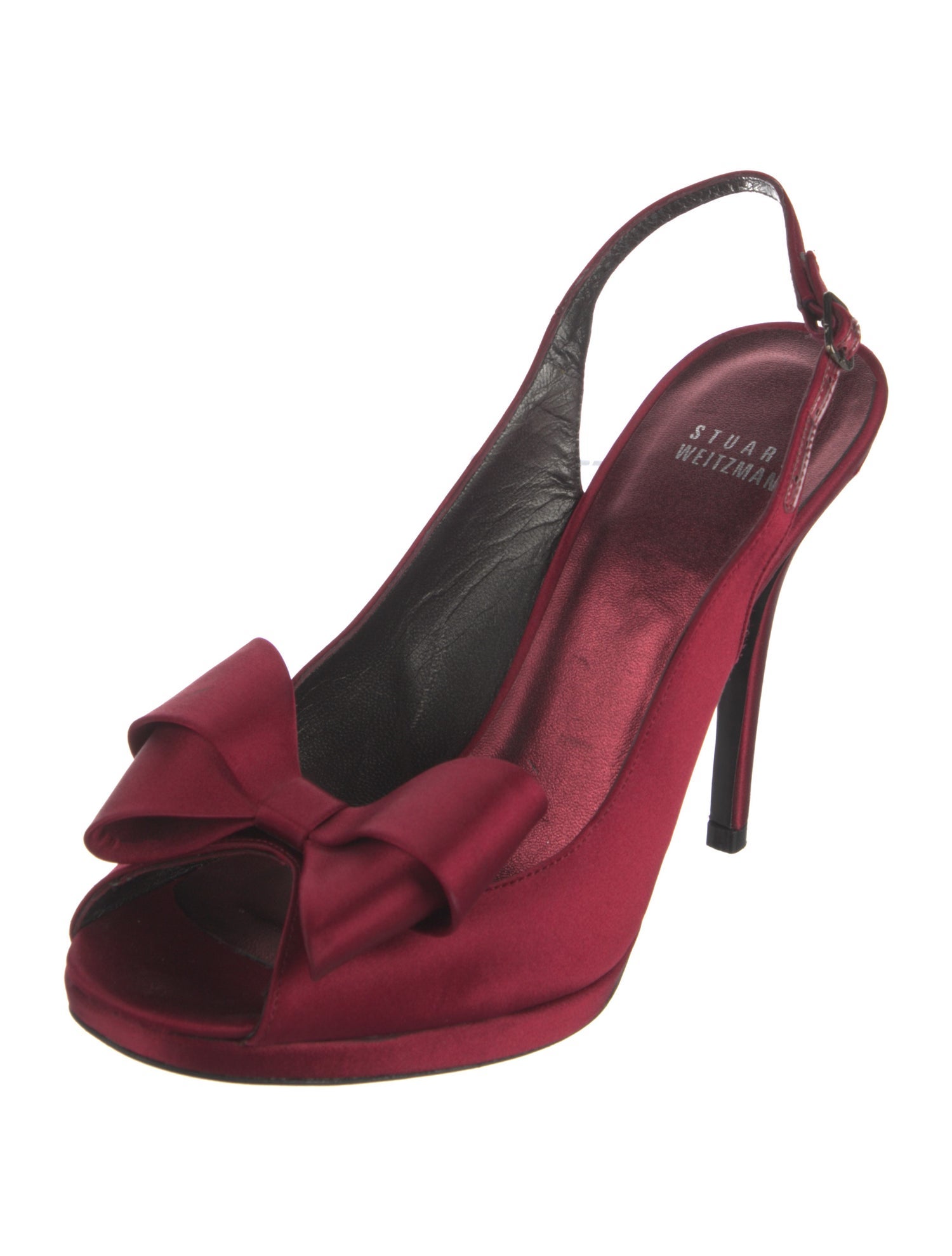 Stuart Weitzman Bow Accents Slingback Sandals