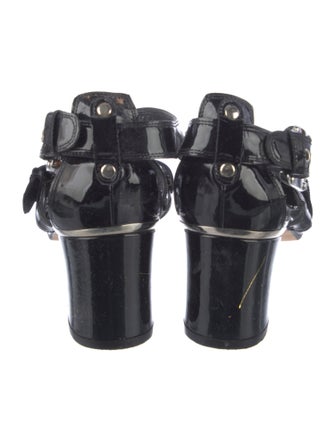 Stuart Weitzman Patent Leather Gladiator Sandals