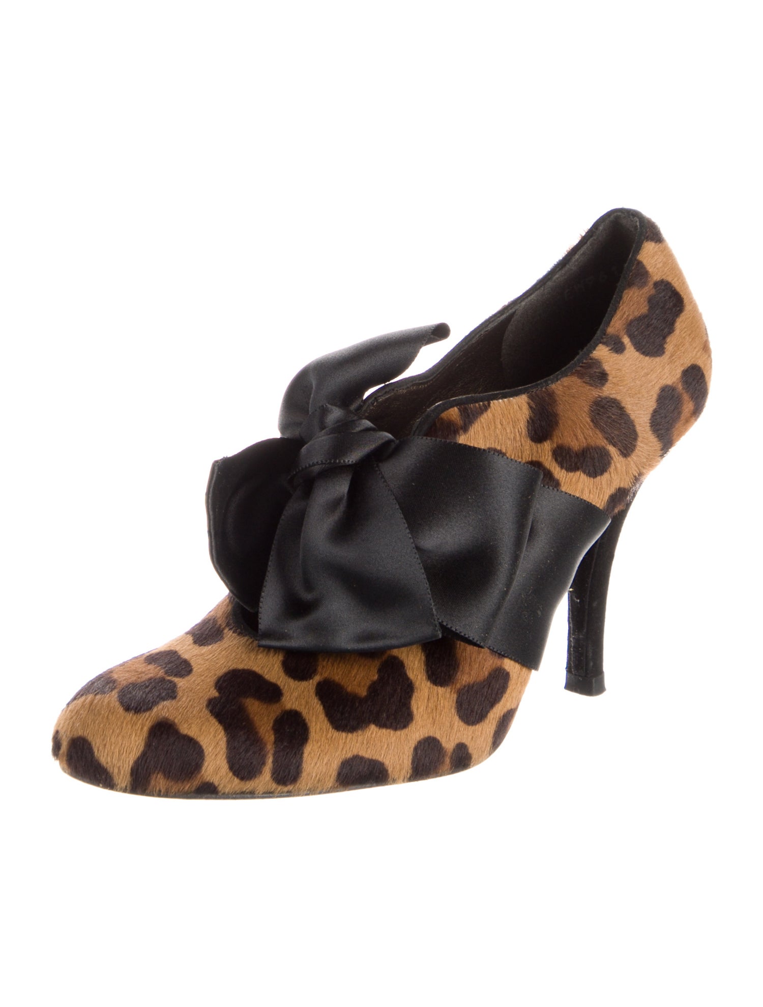 Stuart Weitzman Ponyhair Animal Print Pumps