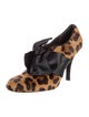 Stuart Weitzman Ponyhair Animal Print Pumps