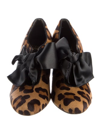 Stuart Weitzman Ponyhair Animal Print Pumps