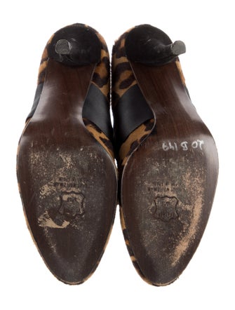 Stuart Weitzman Ponyhair Animal Print Pumps