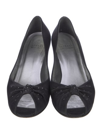 Stuart Weitzman Crystal Embellishments Pumps