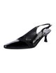 Stuart Weitzman Patent Leather Slingback Pumps
