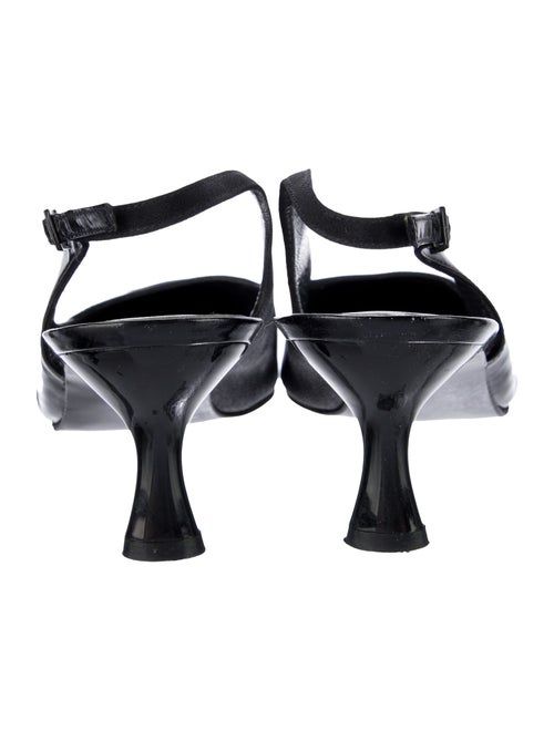 Stuart Weitzman Patent Leather Slingback Pumps