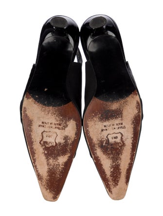 Stuart Weitzman Patent Leather Slingback Pumps