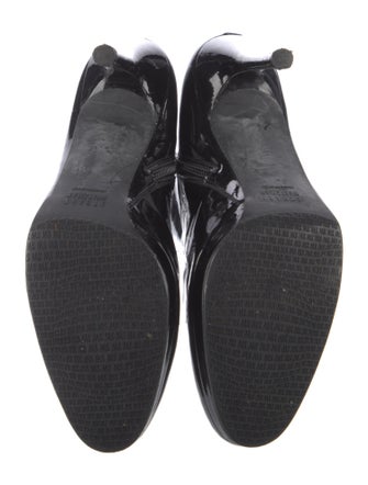 Stuart Weitzman Patent Leather Lace-Up Boots