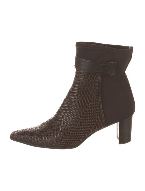 Stuart Weitzman Leather Sock Boots