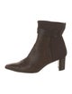 Stuart Weitzman Leather Sock Boots