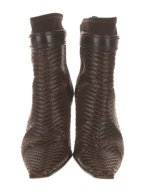 Stuart Weitzman Leather Sock Boots