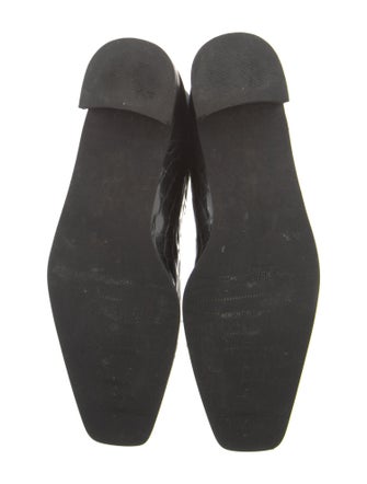 Stuart Weitzman Embossed Leather Animal Print Riding Boots