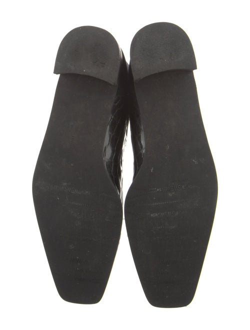 Stuart Weitzman Embossed Leather Animal Print Riding Boots