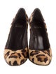 Stuart Weitzman Ponyhair Animal Print Pumps