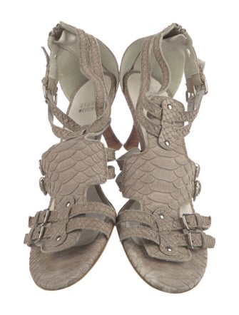 Stuart Weitzman Leather Gladiator Sandals