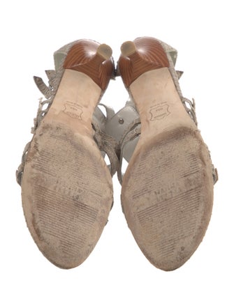 Stuart Weitzman Leather Gladiator Sandals