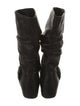 Stuart Weitzman Leather Lace-Up Boots