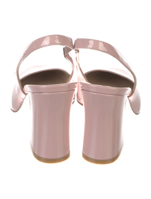 Stuart Weitzman Patent Leather Slingback Pumps