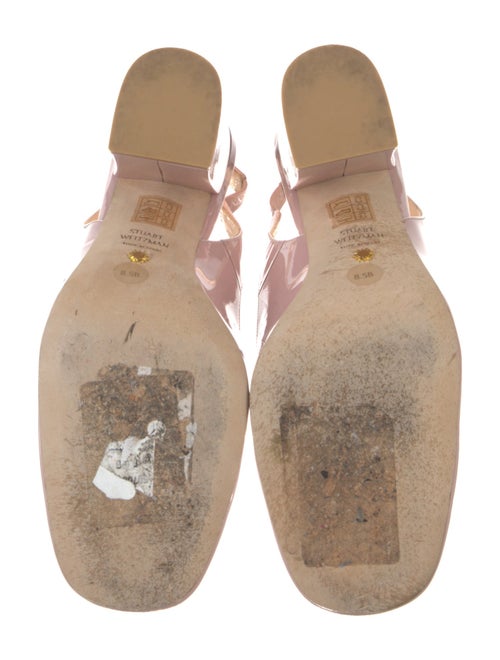 Stuart Weitzman Patent Leather Slingback Pumps