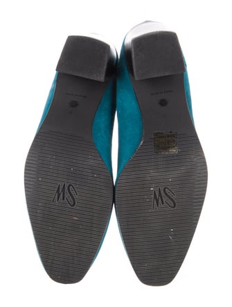 Stuart Weitzman Suede Printed Chelsea Boots