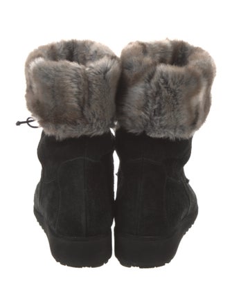 Stuart Weitzman Suede Lace-Up Boots