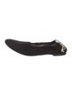 Stuart Weitzman Suede Crystal Embellishments Ballet Flats