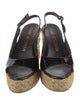 Stuart Weitzman Patent Leather Espadrilles