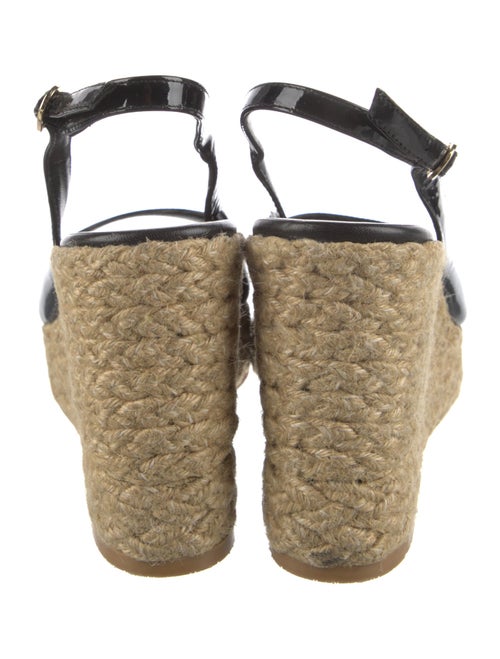 Stuart Weitzman Patent Leather Espadrilles