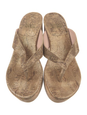 Stuart Weitzman Suede Slides